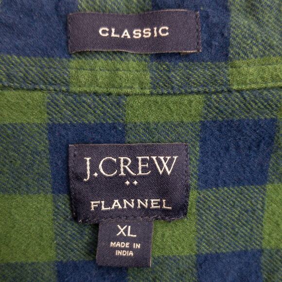 Buffalo Plaid Flannel Shirt Men’s XL Classic Fit 90s-Style Workwear Layer J.Crew - Picture 3 of 11